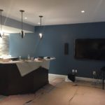 Bar TV area